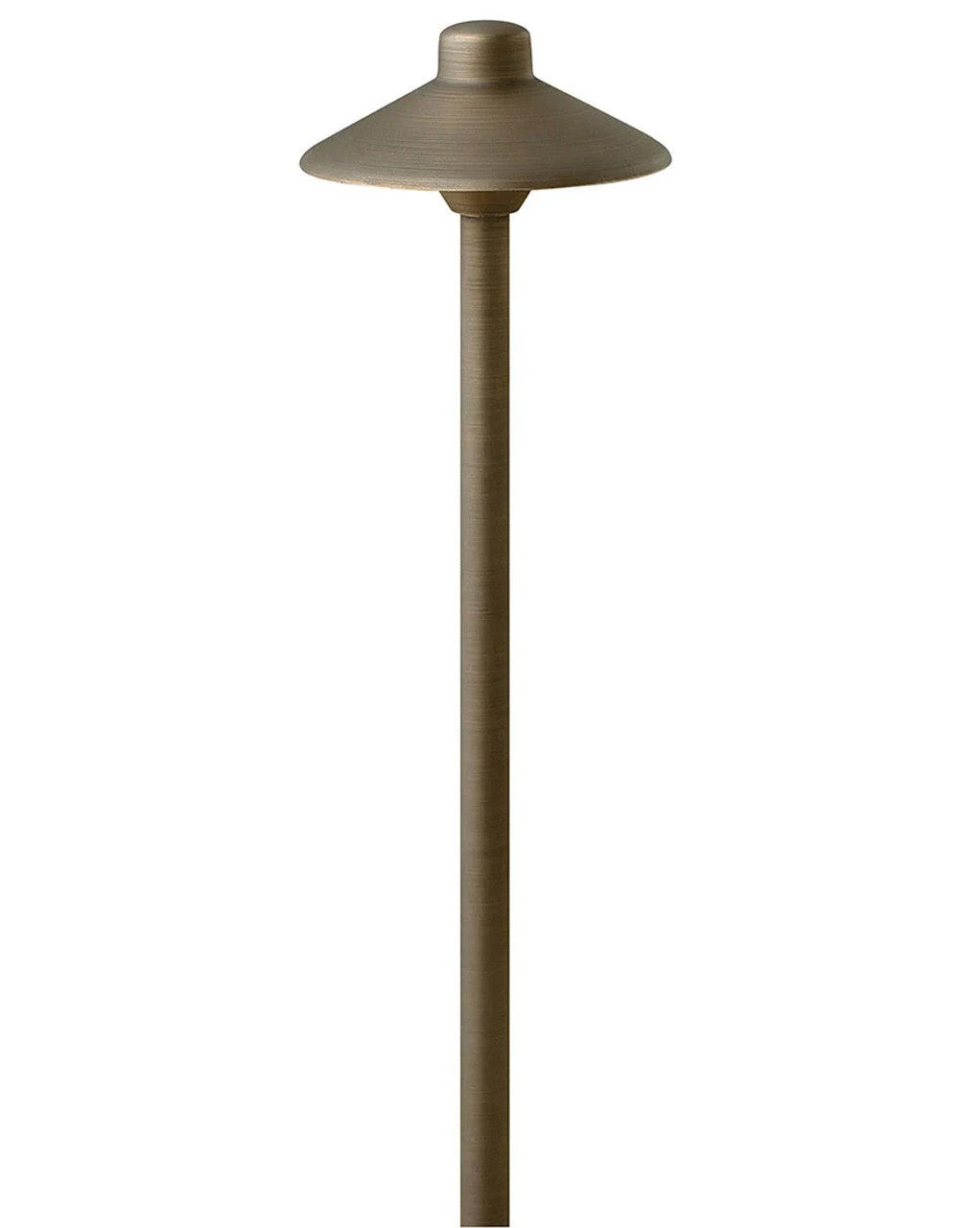 Hinkley 12V LED Cast Brass Frosted Acrylic Small Path Light