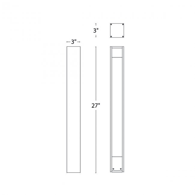 WAC 9V/15V LED Gate Glow Outdoor Path Light