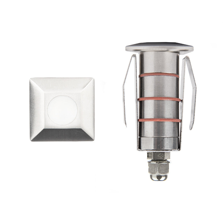 WAC 1" LED Inground Recessed Square Indicator Light