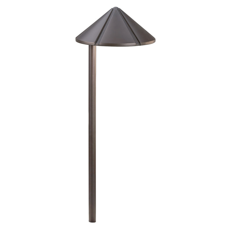 Kichler 15827 Side Mount Cast Brass 12V LED Path & Area Light