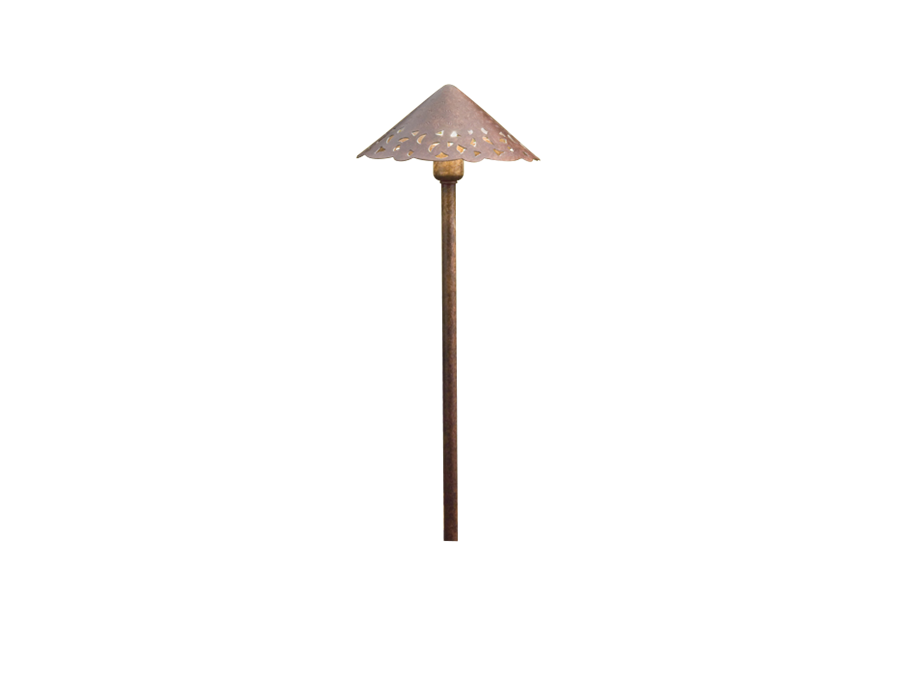 Kichler 15871 Cast Hammered Roof 12V LED Path & Area Light