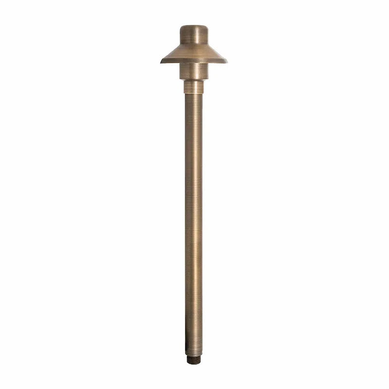 Westgate 12V LED Heritage Glow Solid Brass Path Light
