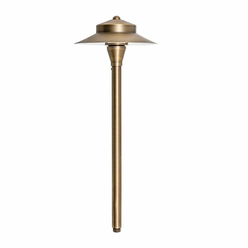 Westgate12V LED Brass Haven Area Illuminator Path Light