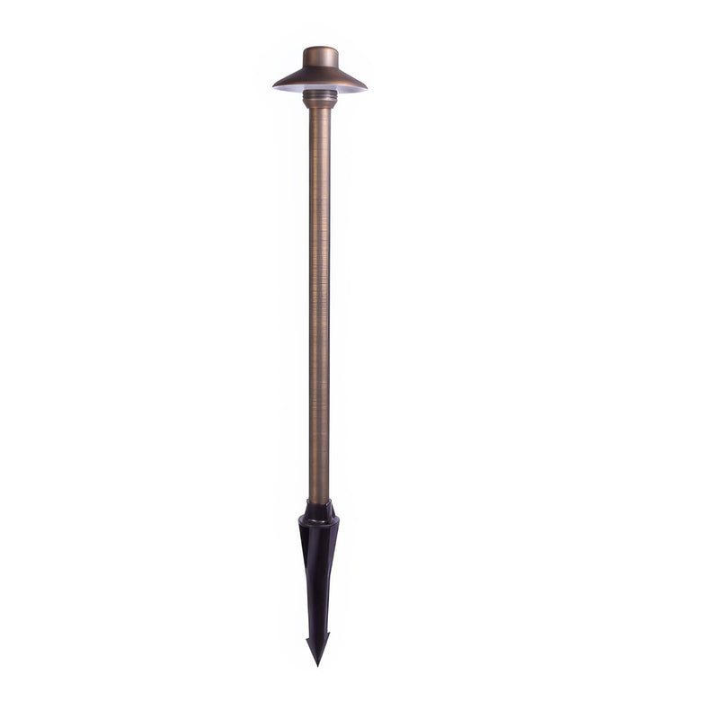 Liberty LBE-650 Small 12V Weathered Brass Path & Area Light