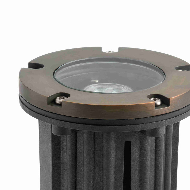 Kichler 12V In-Ground Brass Light