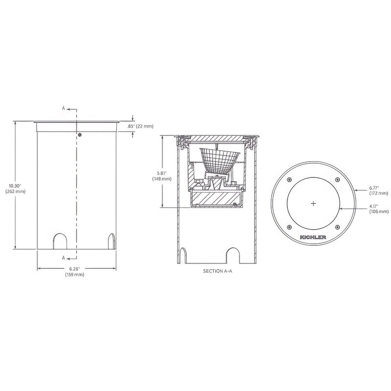 Kichler 120-277V LED In-Ground Well Light