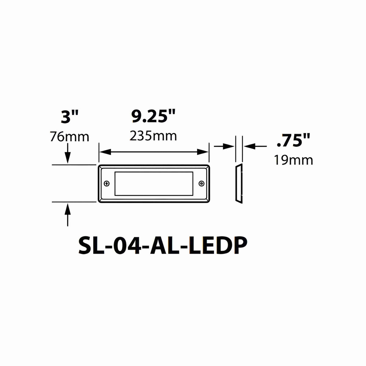 Focus LED SL-04 Series Lensed Step/Brick Light