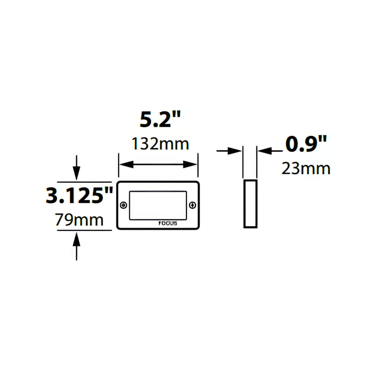 Focus LED SL-17 Series Lensed Panel Step/Brick Light