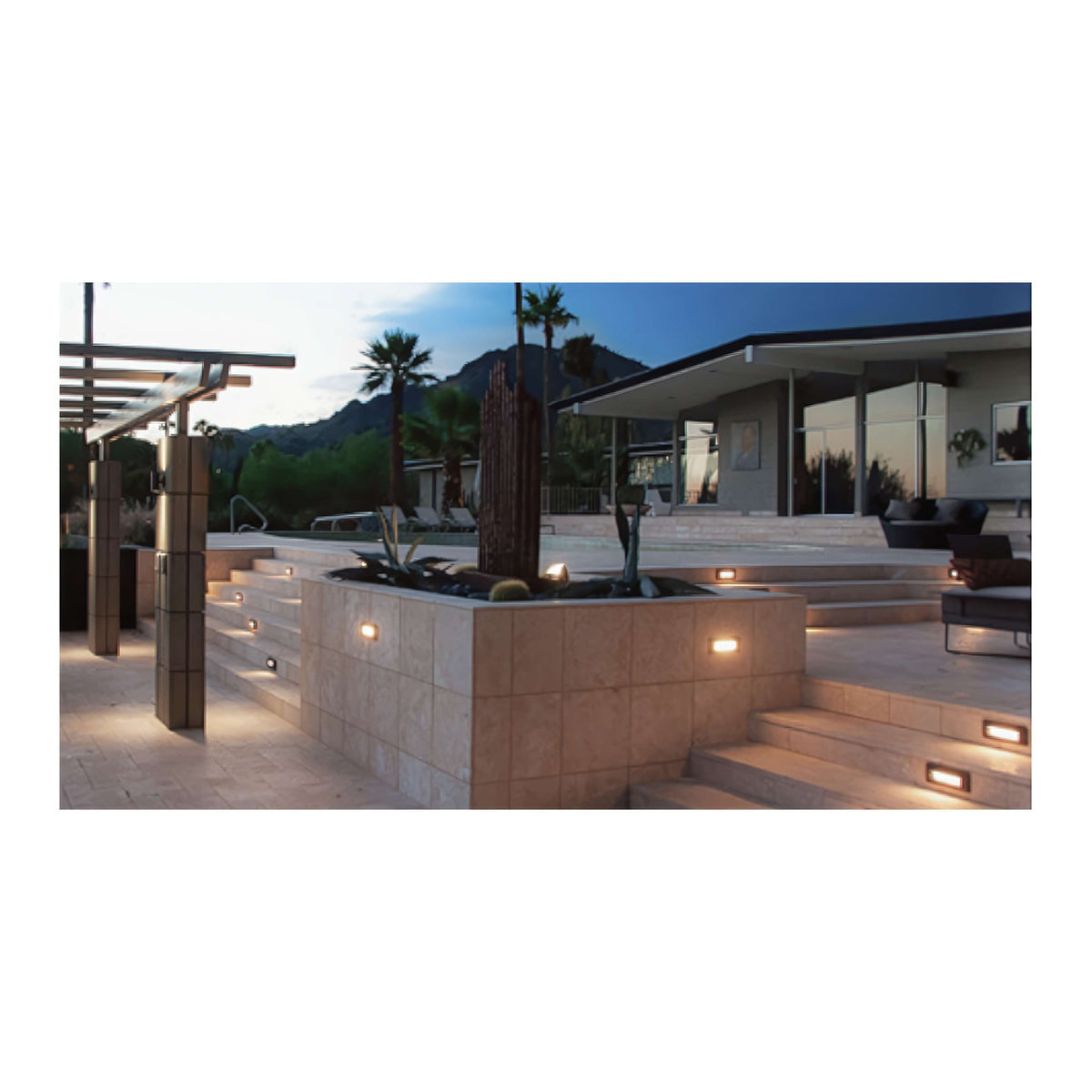 Focus LED SL-17 Series Lensed Panel Step/Brick Light