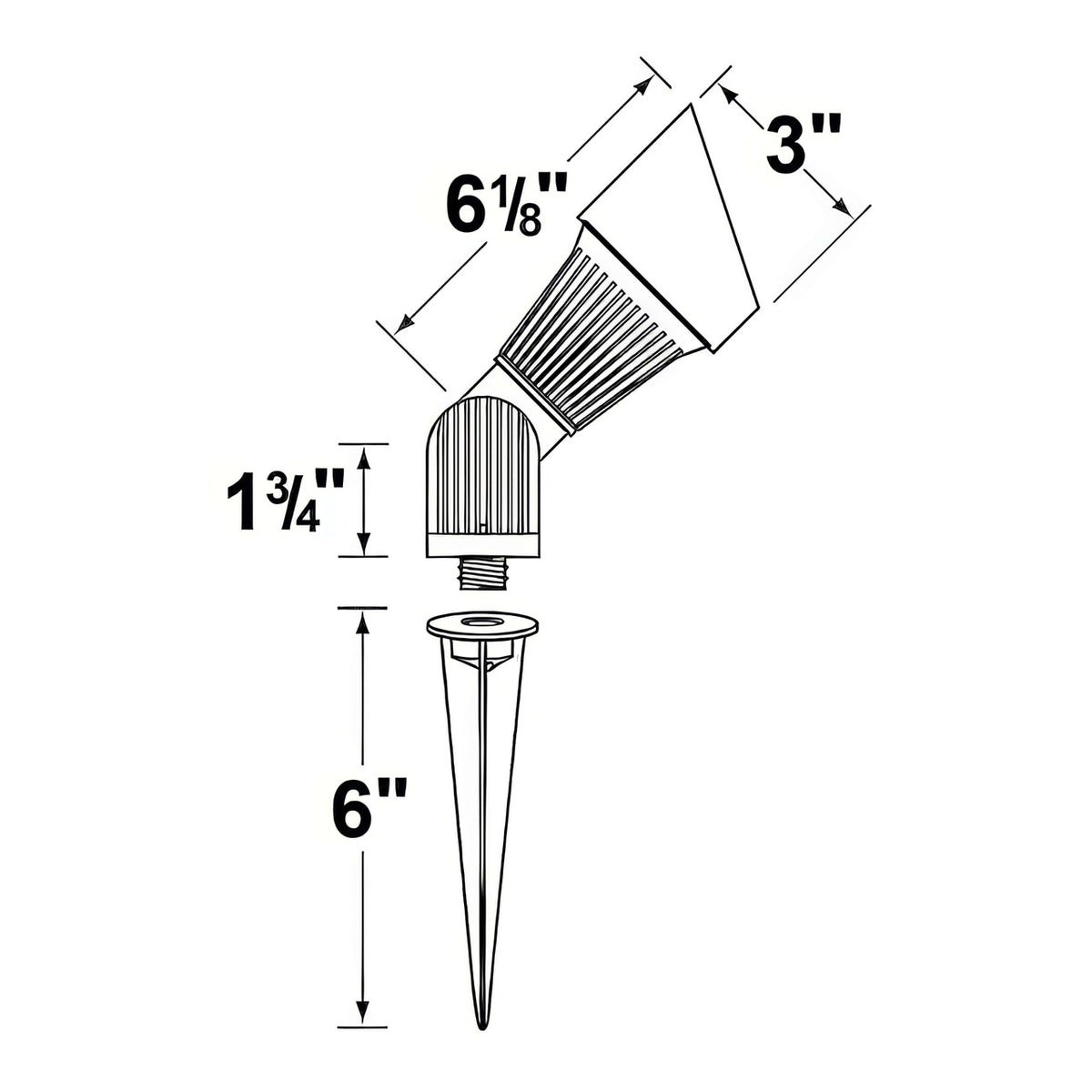 Corona CL-503 MR16 Fiberglass Mini Bullet Light