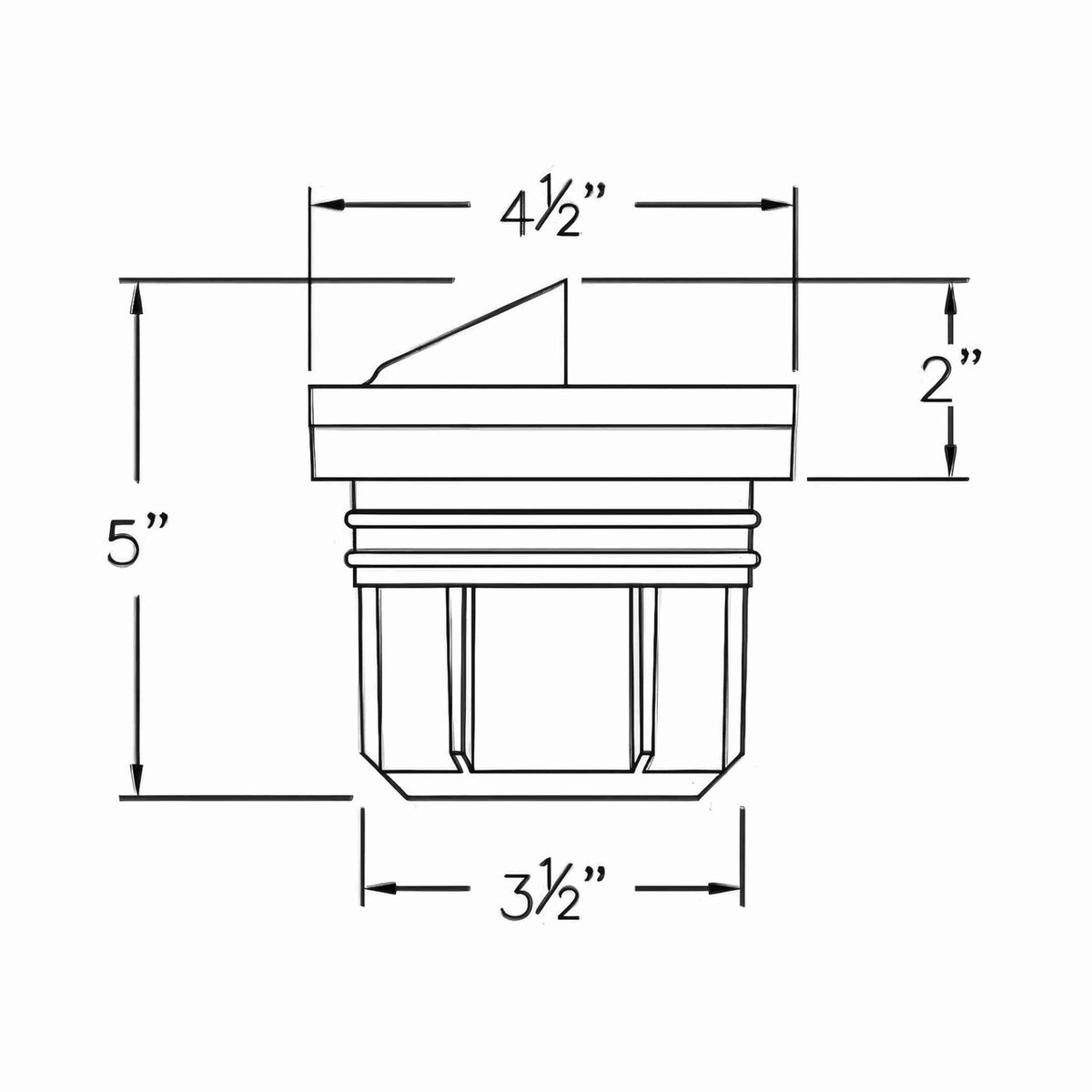 Hinkley 12V LED Shielded Well Light