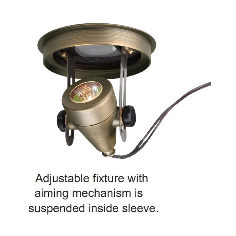 Corona CL-323B-AB Adjustable Open Brass Well Light