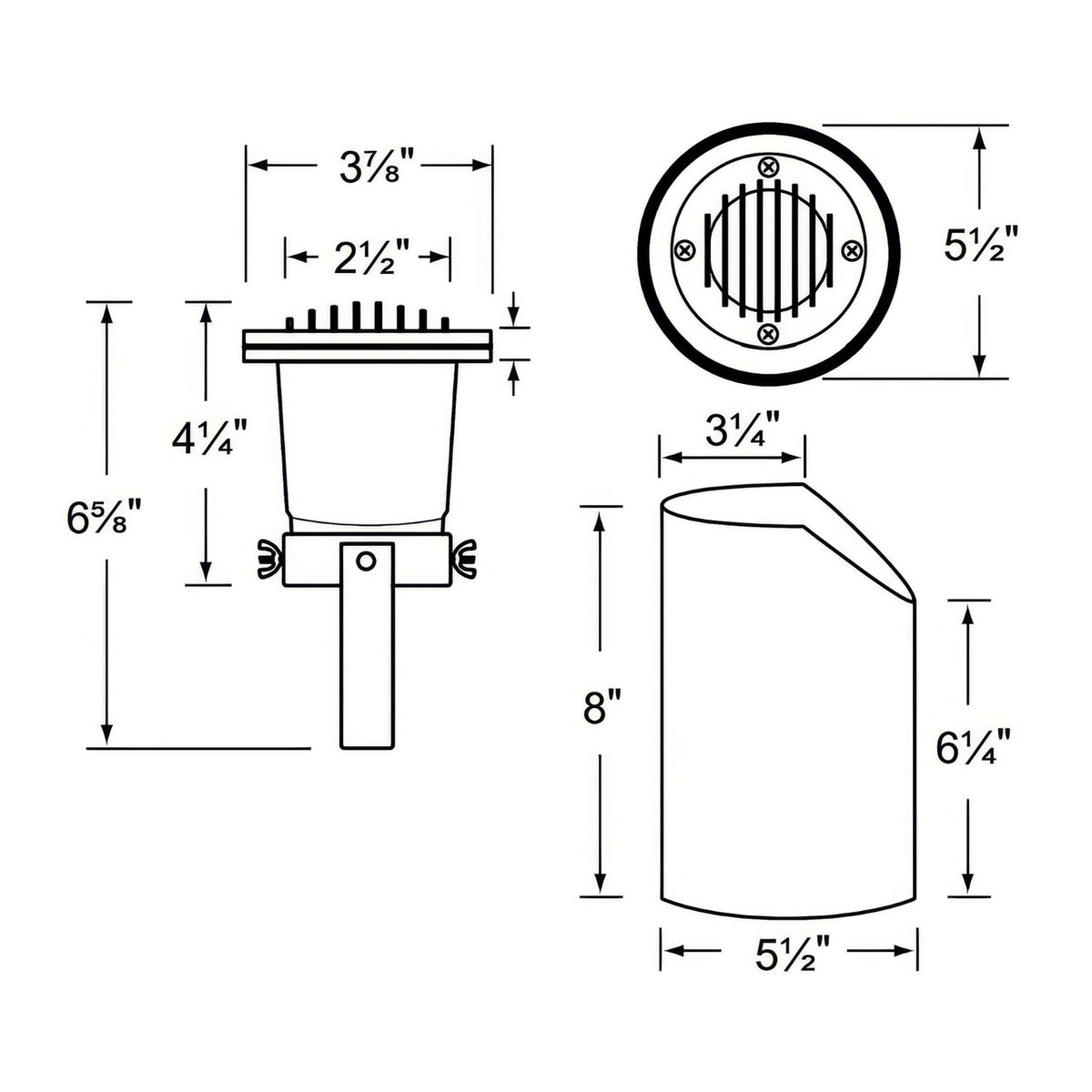Corona CL-333 Adjustable MR16 Well Light