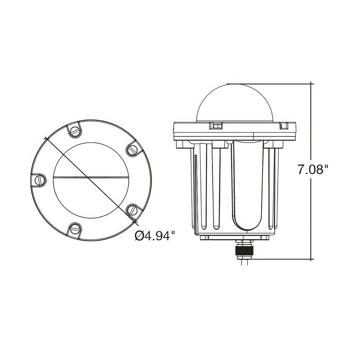 Envision Half Moon Lens Well Light