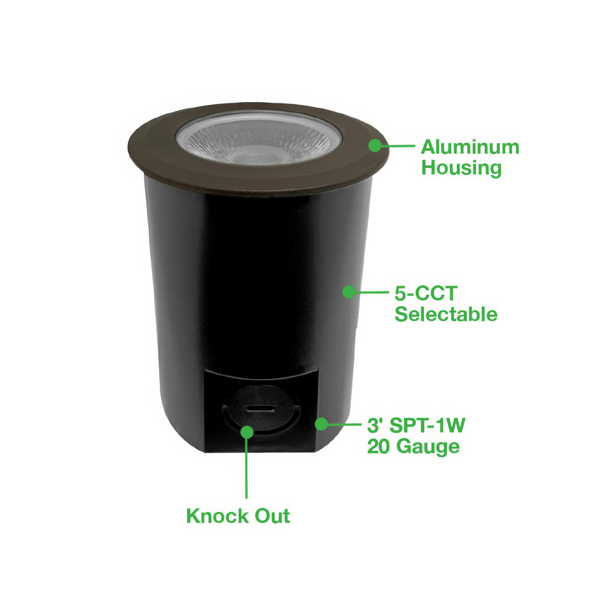 Envision LED Flat Open Lens Well Light