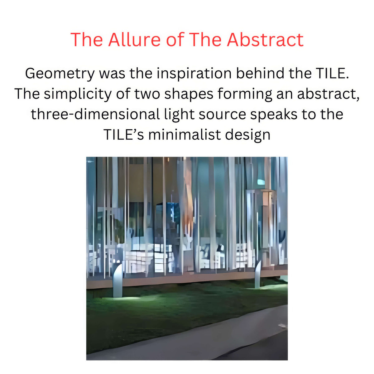 RAB SAGE LED Tile Bollard Landscape Light