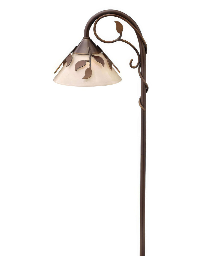 Hinkley 12V LED Light Amber Brass Path Light
