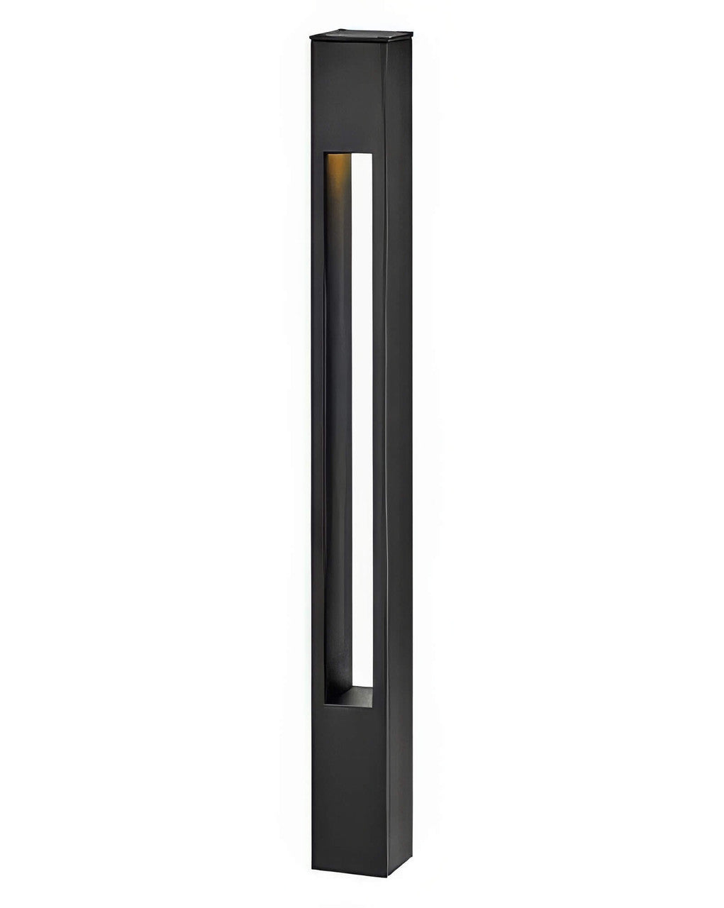 Hinkley Solid Aluminum Etched Large Square Bollard Light