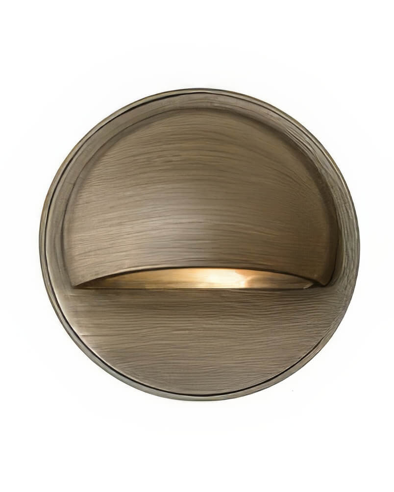 Hinkley 12V LED Cast Brass Frosted Step Light