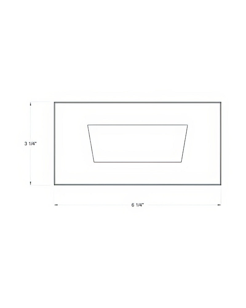 Hinkley 12V LED Sleek Efficiency Small Flat Brick Light