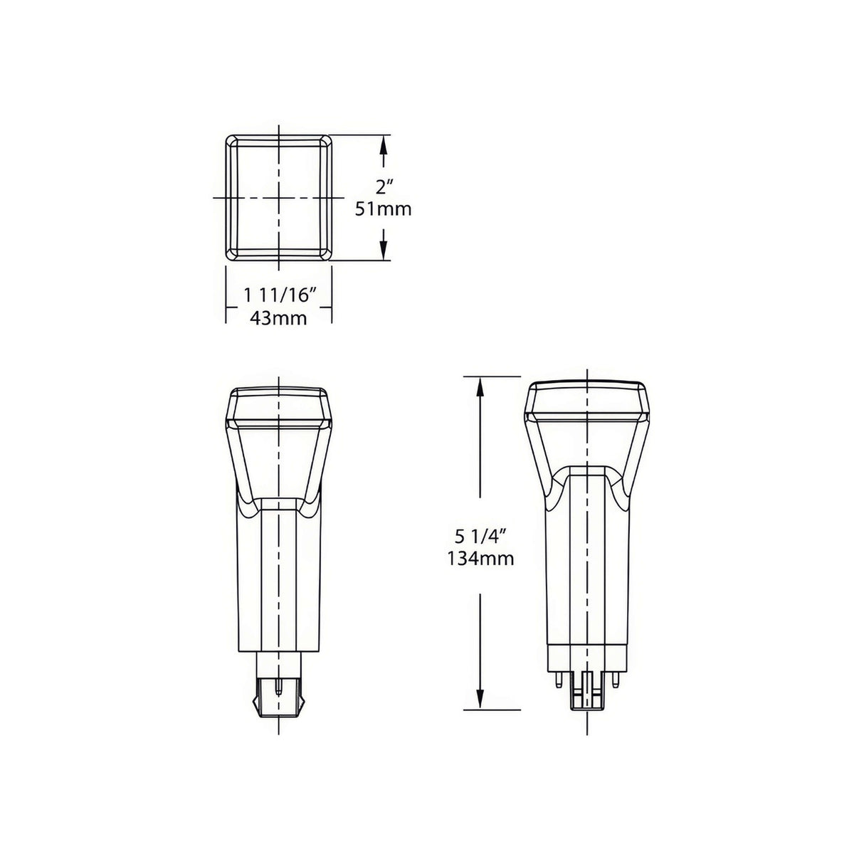 RAB PLS Gx23 Base Bulb