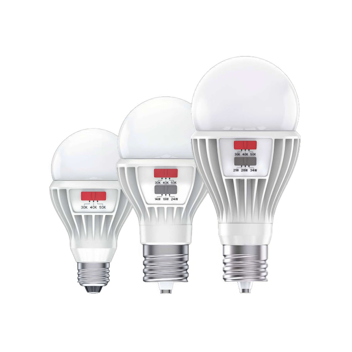 RAB E26 & EX39 Base Bulbs for HID Replacements w/ Field-Adjustability