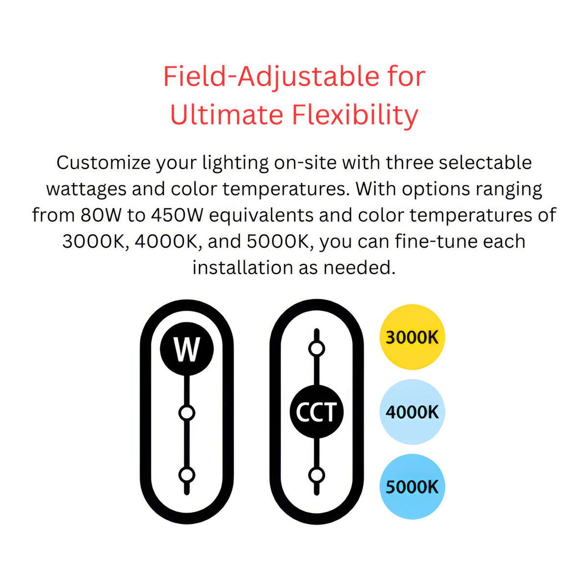 RAB Field-Adjustable Post Top LED Bulb
