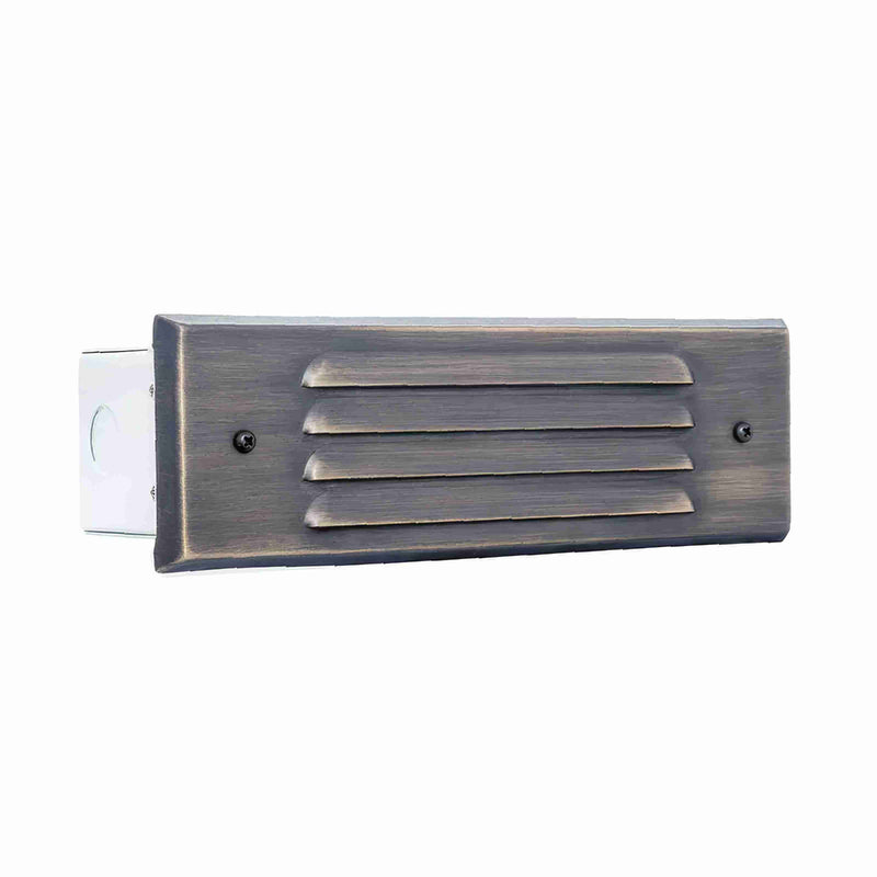 Westage 12V LED Step Light in Aged Nickel