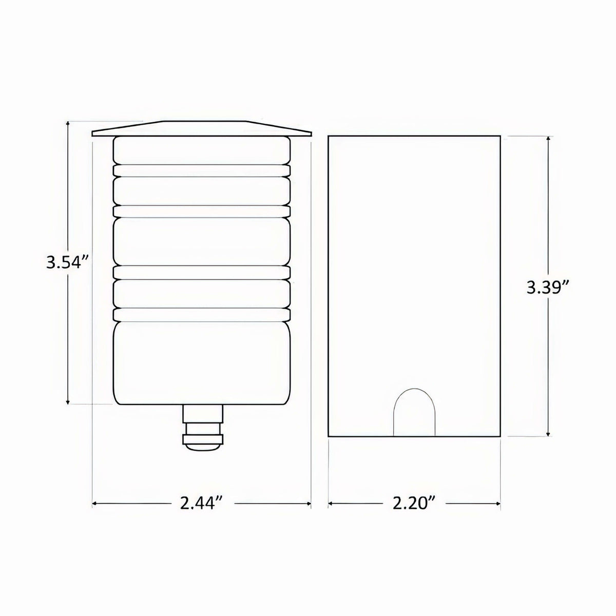 Westgate 12V Integrated LED Outdoor In-Ground Light