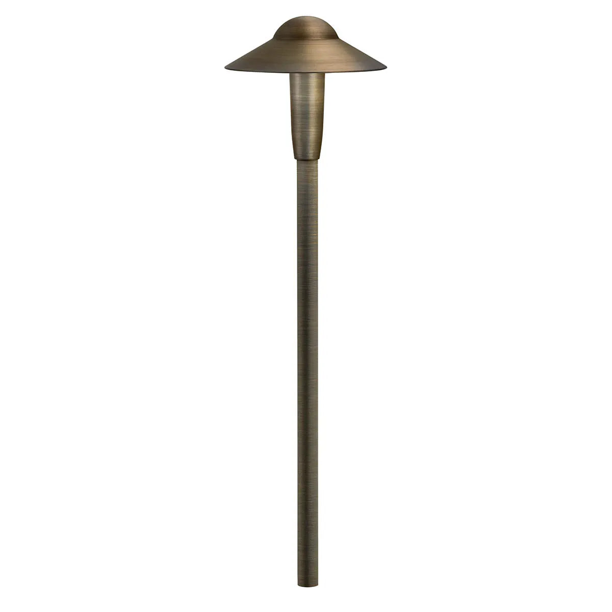 Kichler LED 12V 6" Dome Path & Area Light - Centennial Brass / 2700K