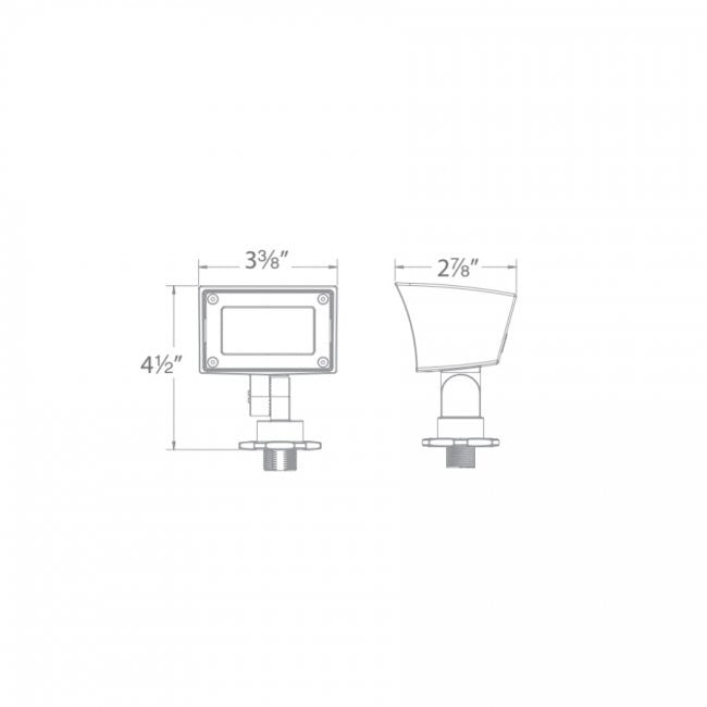 WAC 12V LED Twilight Flex Mini Wall Wash Light