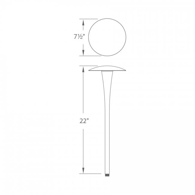 WAC 9/15V LED Robust Construction Area Light