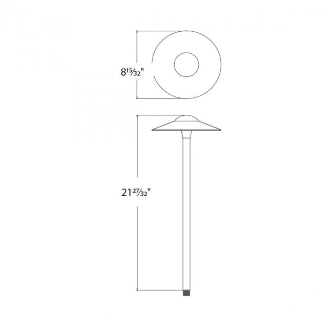 WAC 9V/15V LED Forest Halo Path Light