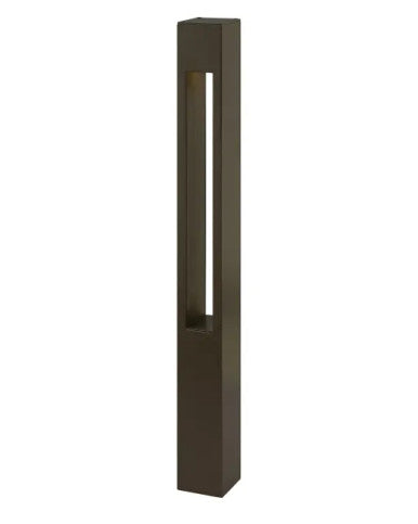 Hinkley 12V Eco-Conscious Large Square Bollard Light - Bronze
