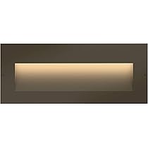 Hinkley 12V LED Sconce Wide Horizontal Step Light - Bronze