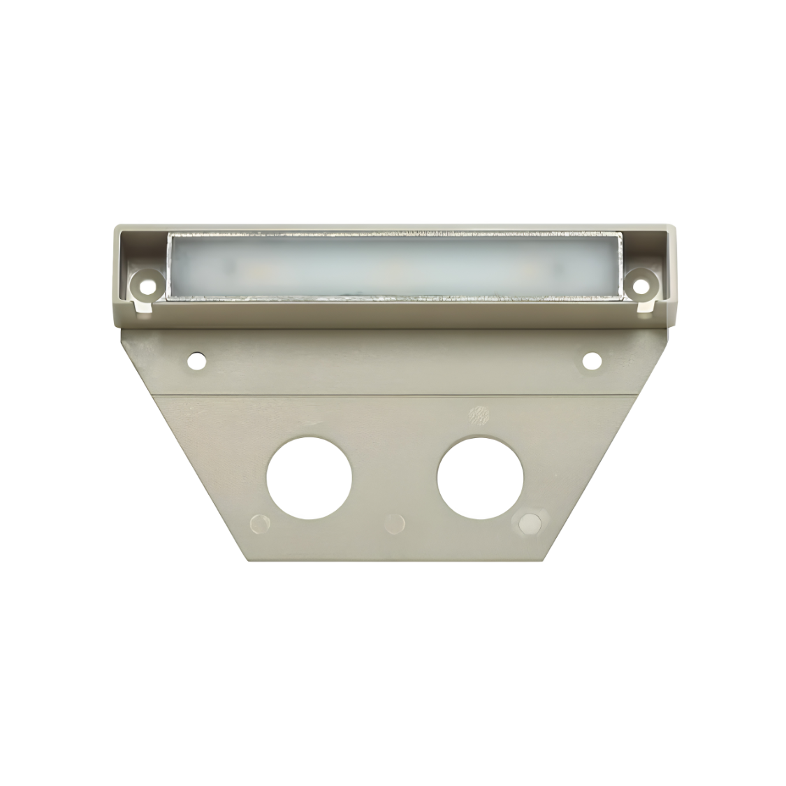 Hinkley 12V LED Horizontal Vinyl Alloy Step Light - Sandstone