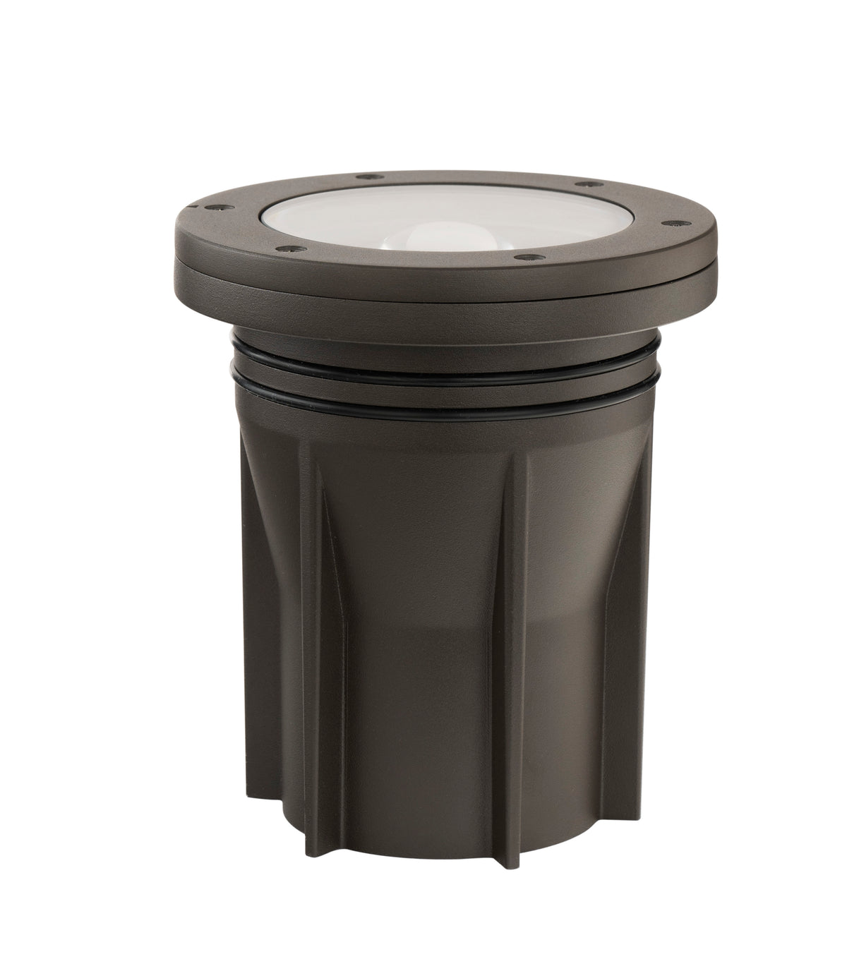 WAC 12V LED Terra Beam Recessed Inground Landscape Light - Bronze on Aluminum / 2700K