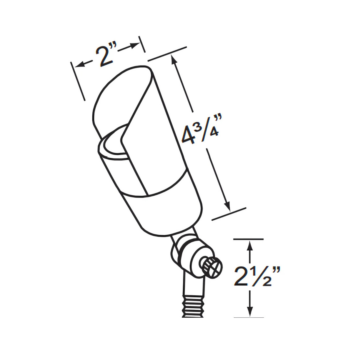 Corona CL-514B MR16 Brass Bullet Light