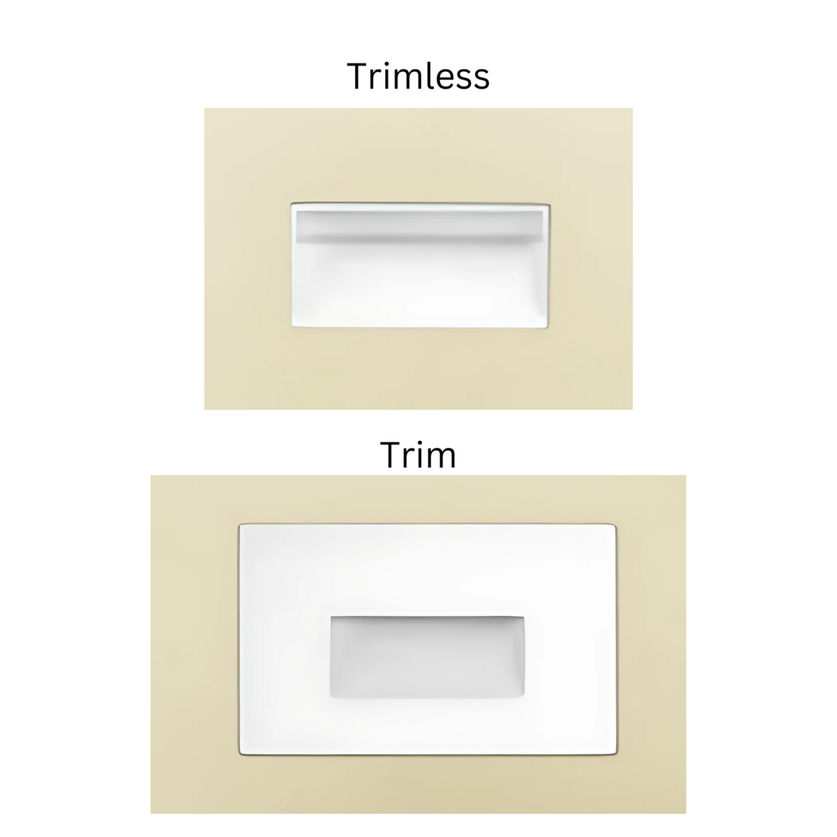 RAB FSLED Series Step Light - Horizontal / Trimless Mount