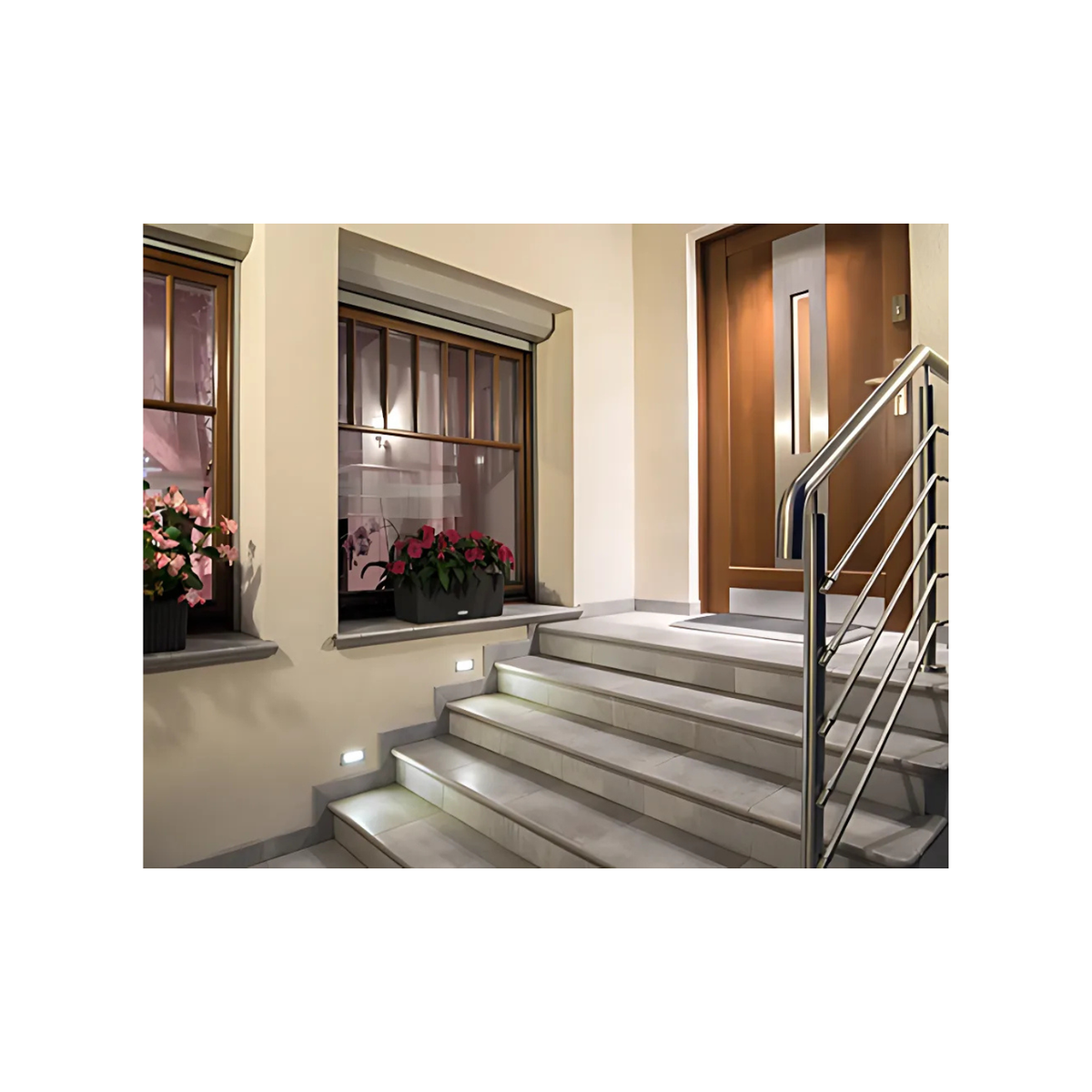 RAB FSLED Series Step Light - Vertical / Surface Plate