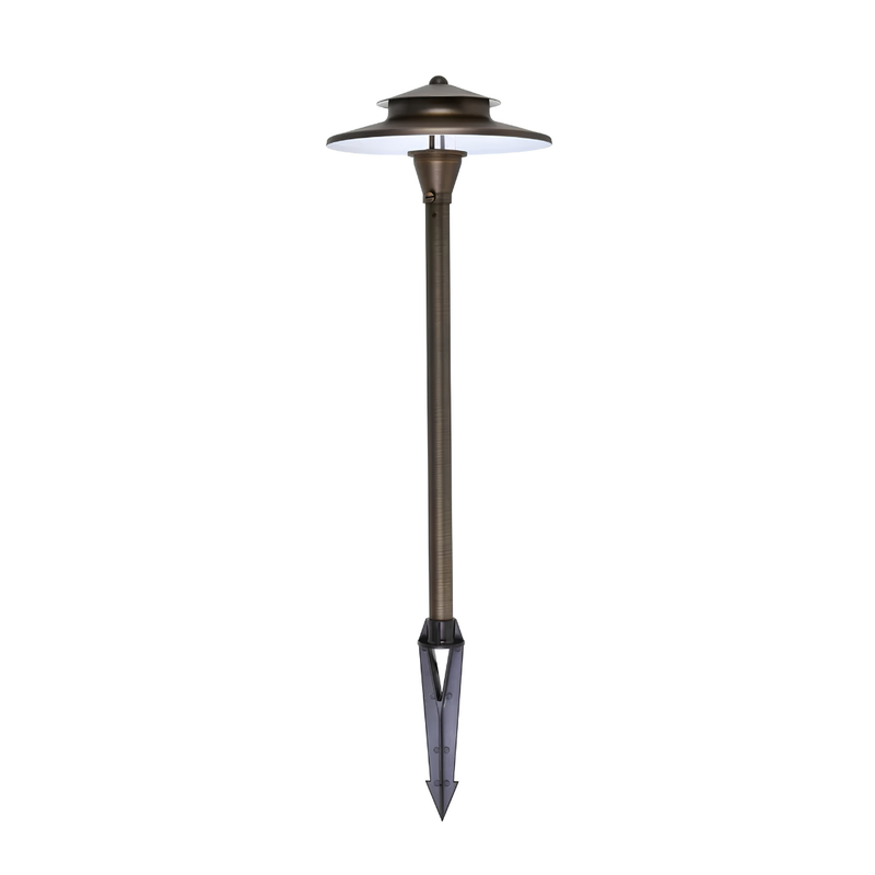 Liberty LBE-27 12V Large Weathered Brass Path & Area Light
