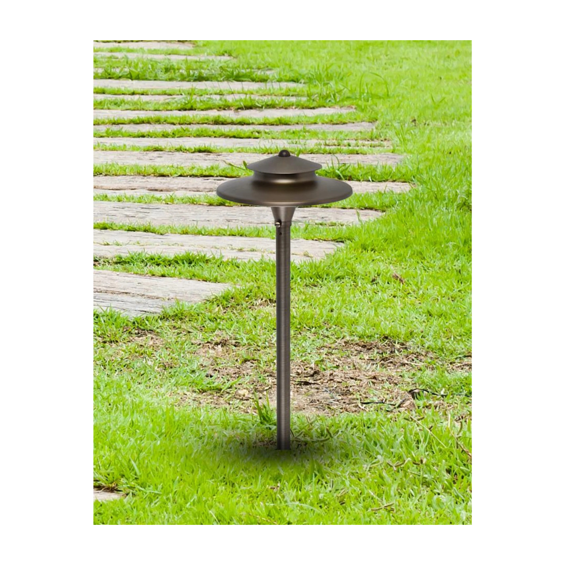 Liberty LBE-27 12V Large Weathered Brass Path & Area Light