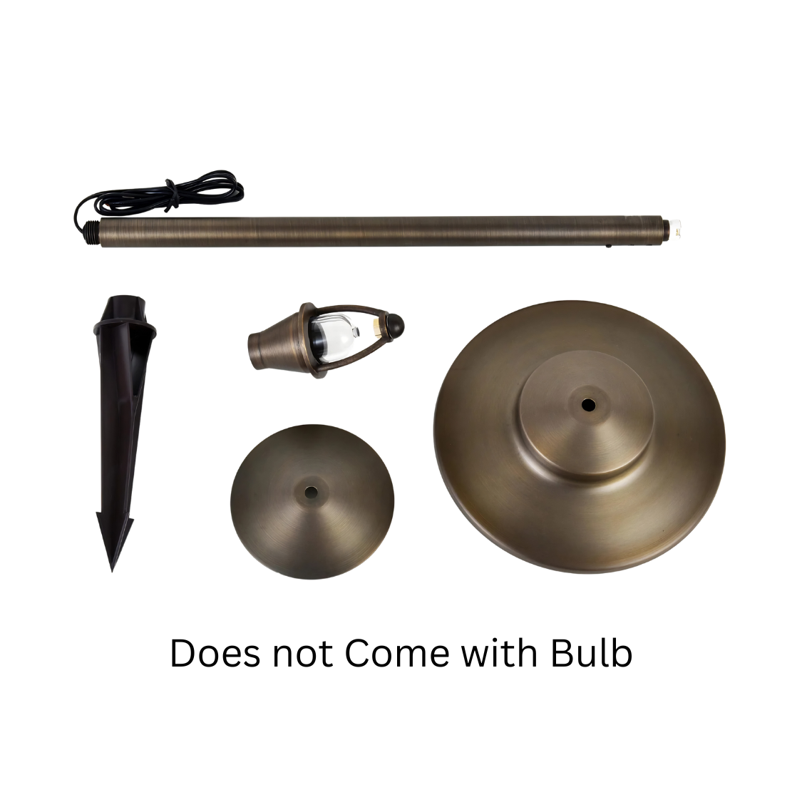 Liberty LBE-27 12V Large Weathered Brass Path & Area Light