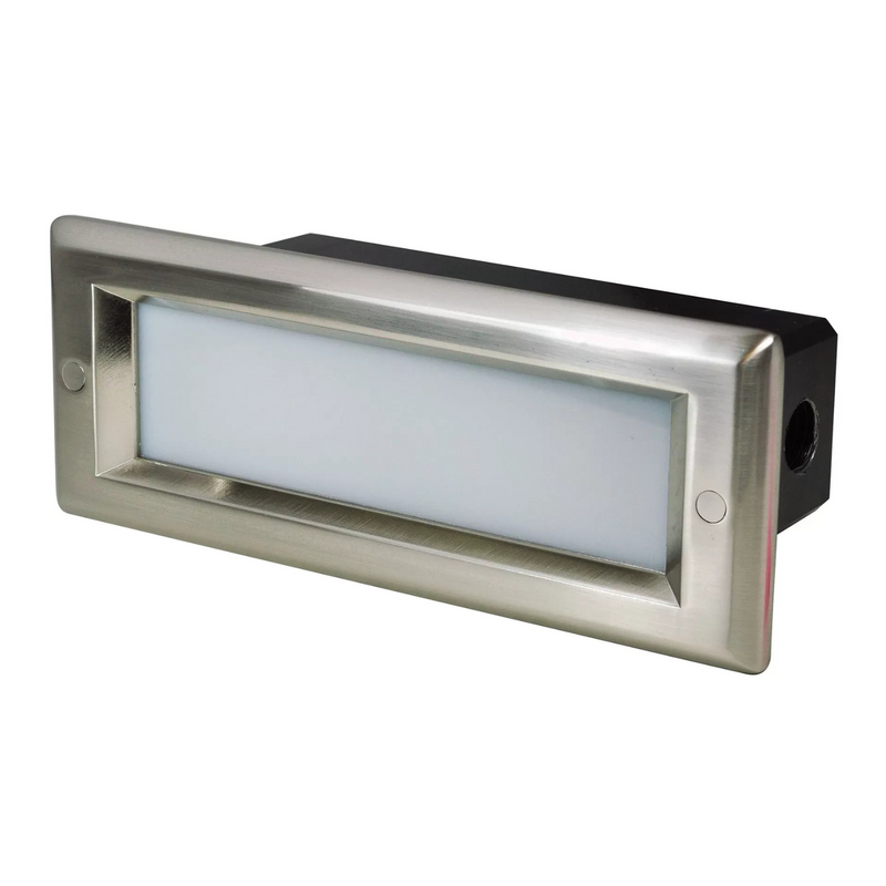 Nora Brick LED Step Light w/ Lensed Face Plate & Selectable-CCT
