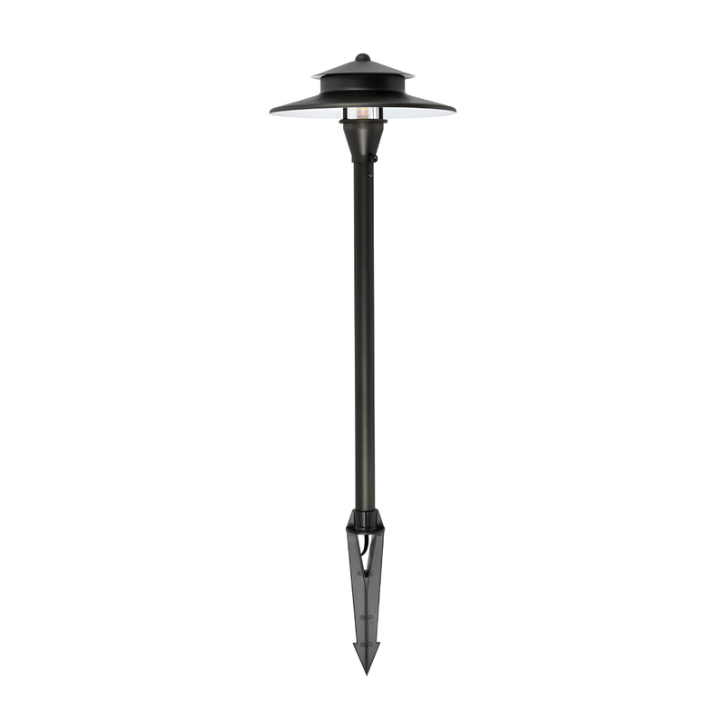 Liberty LBE-27 12V Large Weathered Brass Path & Area Light