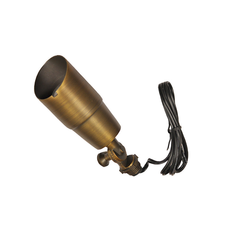 Liberty LBE-15-AB 12V Weathered Brass Mini Bullet Light