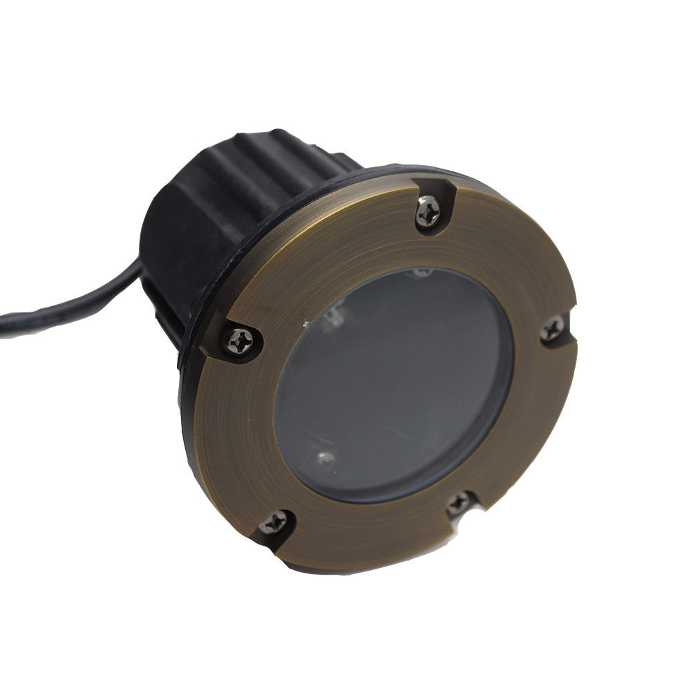 Liberty LBE-202-AB 12V Cast Brass Well Light