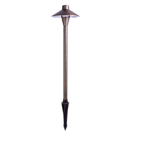 Liberty LBE-649 12V Medium Weathered Brass Path & Area Light