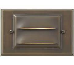 Hinkley 12V LED Frosted Brass Step Light