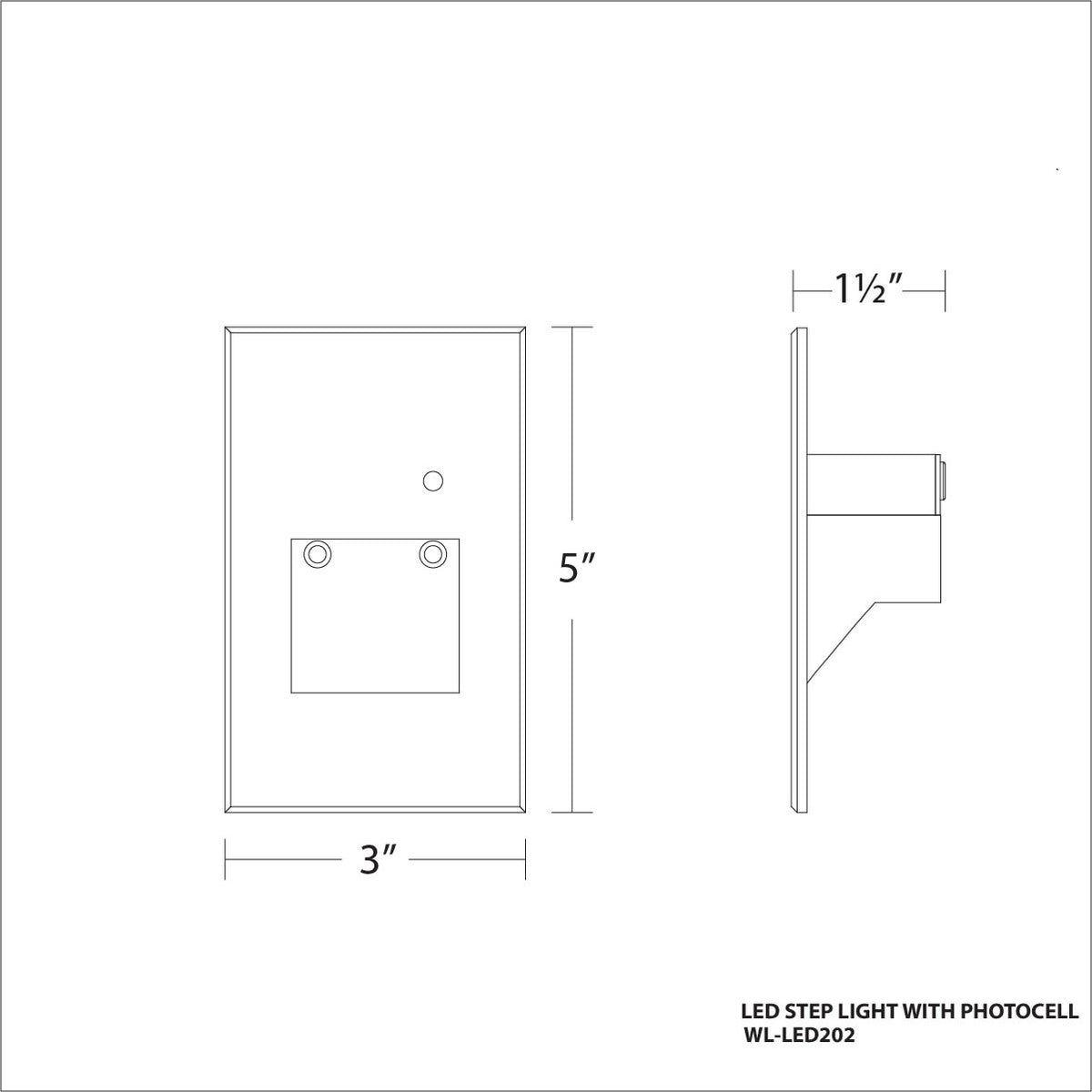 WAC 120V LED Automatic Step Light with Light Sensor